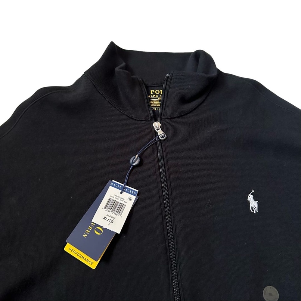 Polo Ralph Lauren Men’s Performance Full-Zip Track Jacket - Black